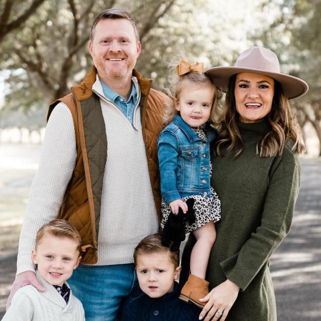 Dr Johnston and family